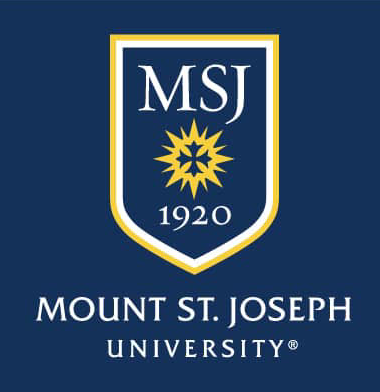 Mount St. Joseph University logo with a gold crest dated 1920 above the university name