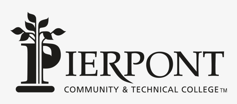 Pierpont Community and Technical College logo with a tree growing from the letter P
