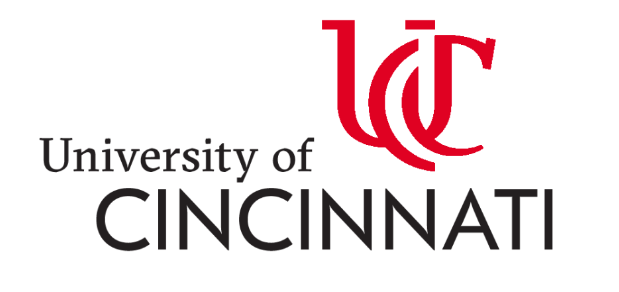 University of Cincinnati logo with the red interlocking UC monogram above the university name